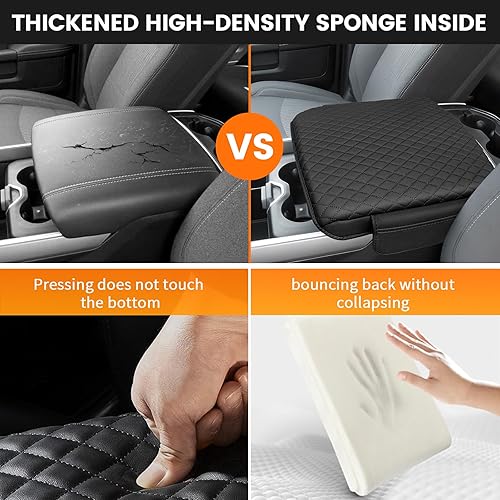 Miniatura 62 de Ajuste personalizado para funda de consola central Ford F150 2015-2020, 2017-2022 F250 F350 F450, 2018-2024 Ford Expedition Protector de funda