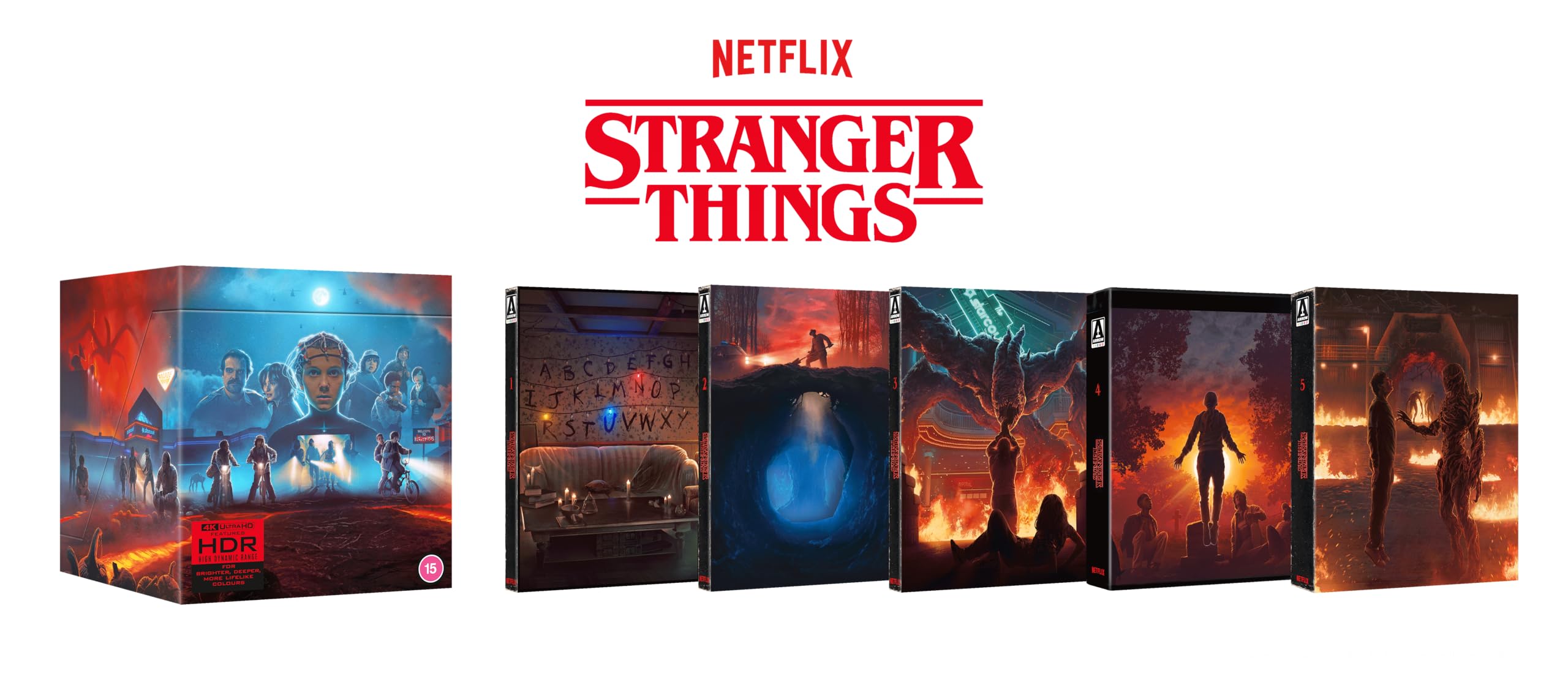 Stranger Things: The Complete Series | Deluxe Edition 4K UHD [Blu-ray] [Region Free]