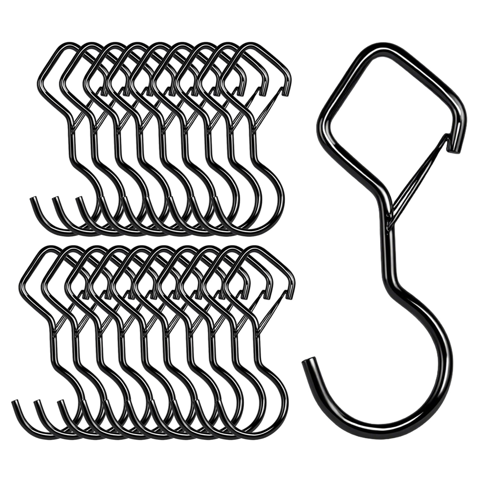 Heavy Duty S Hooks - Locking & Hanging -1 Heavy Duty S Hooks - Locking & Hanging -1