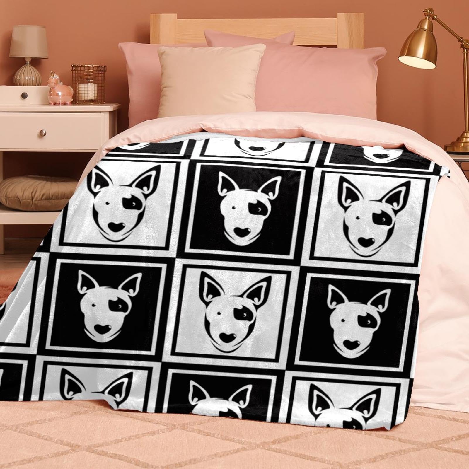 Couverture Polaire Chien D'arrêt Couverture Microfibre Chaude Et Douce Jeté De Canapé Couverture 150×200cm