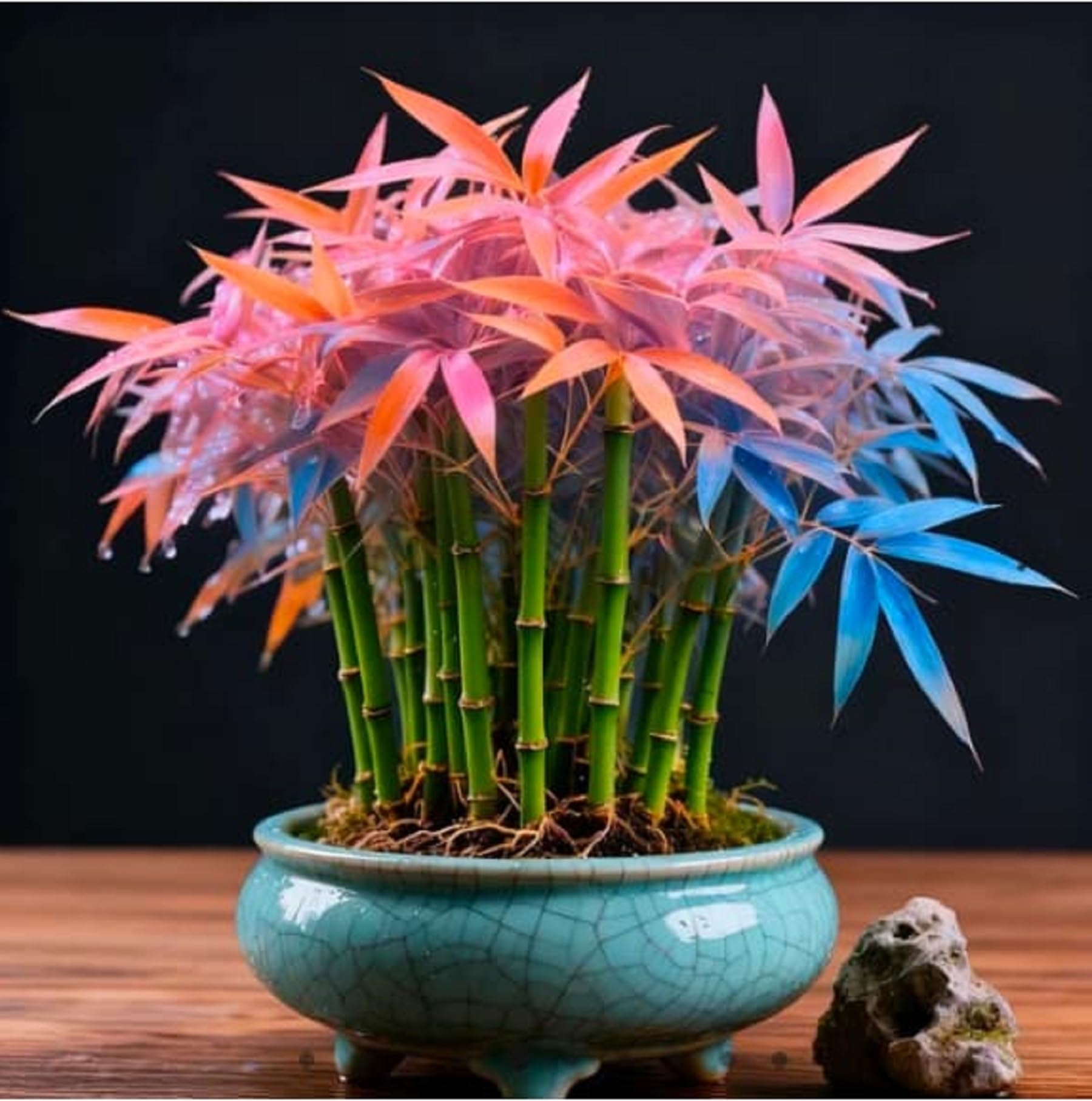 Rainbow Multicolor Bamboo Seeds, Lucky Bamboo Seeds for Indoor Planting, Pack of 30 Seeds-image-8