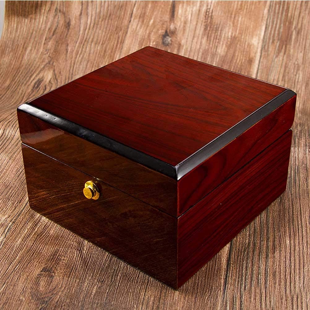 Porta Orologi Da Viaggio In Legno Con Cuscino - Scatola Elegante Per Collezione E Esposizione - Foto 2