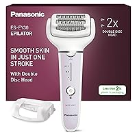 Panasonic ES-EY30-V503 Epilatore Bagnato e Asciutto, Doppio Disco con 60 Pinzette