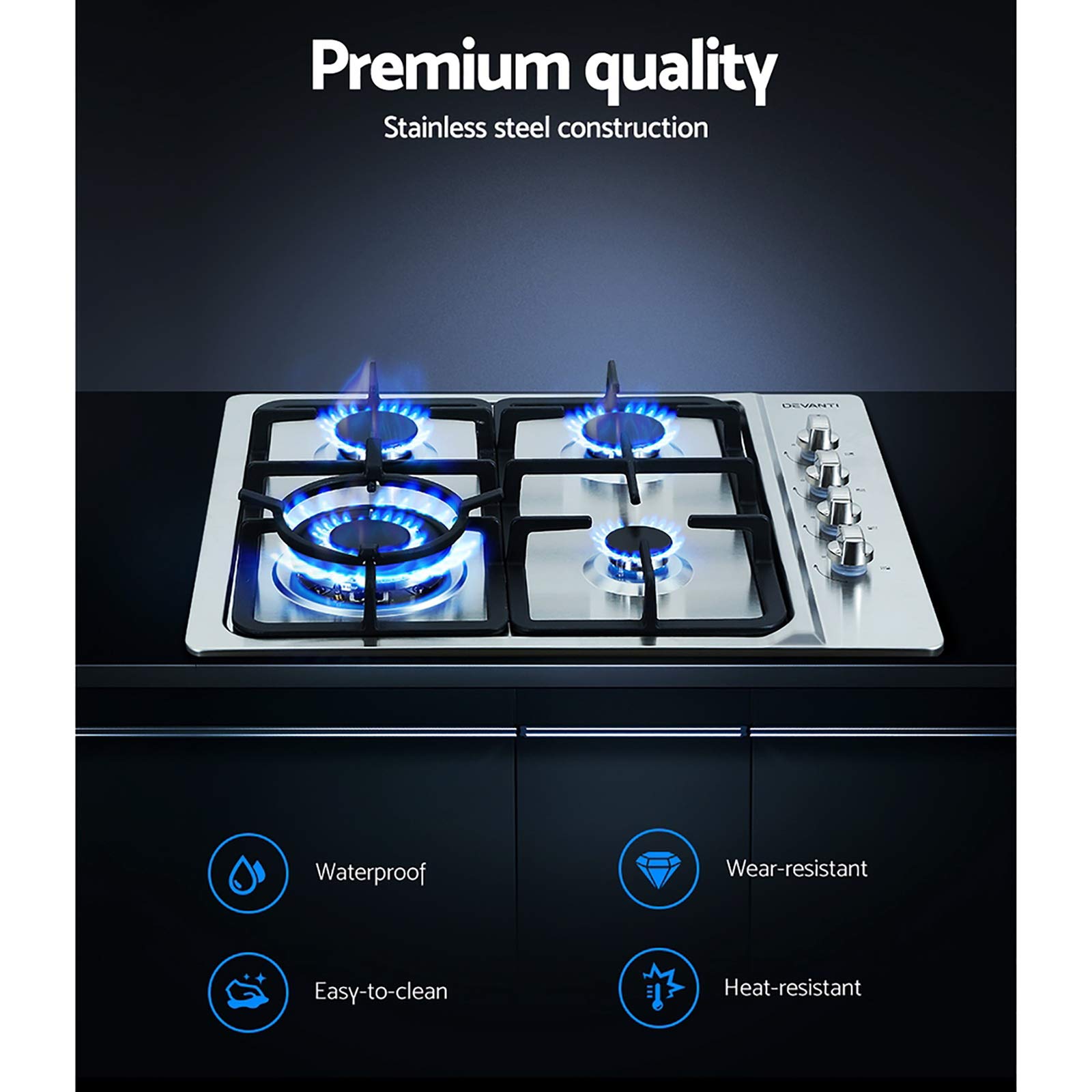 devanti gas cooktop