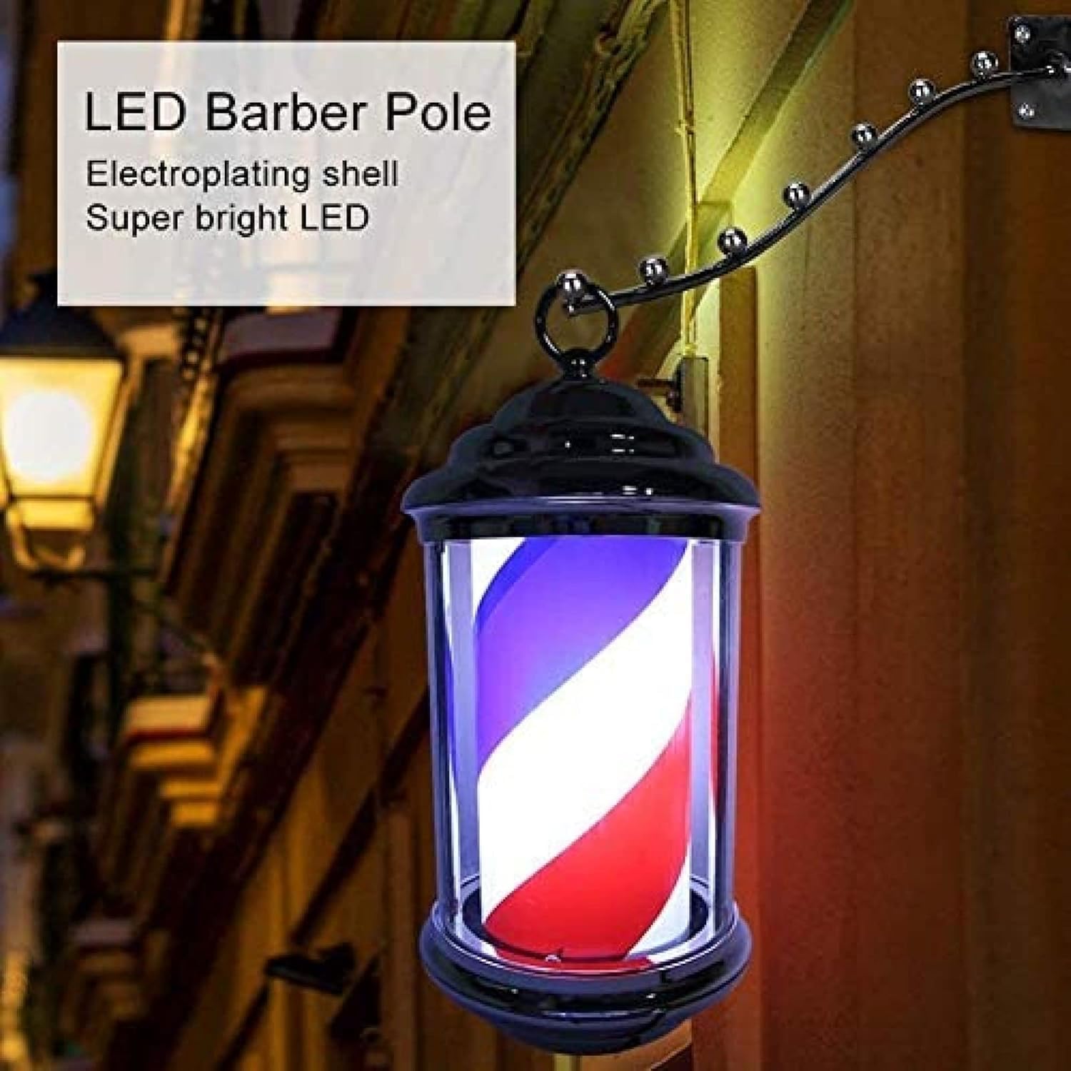 Drehbarer Lichtmast mit LED-Streifen für Wandmontage, Dekoration