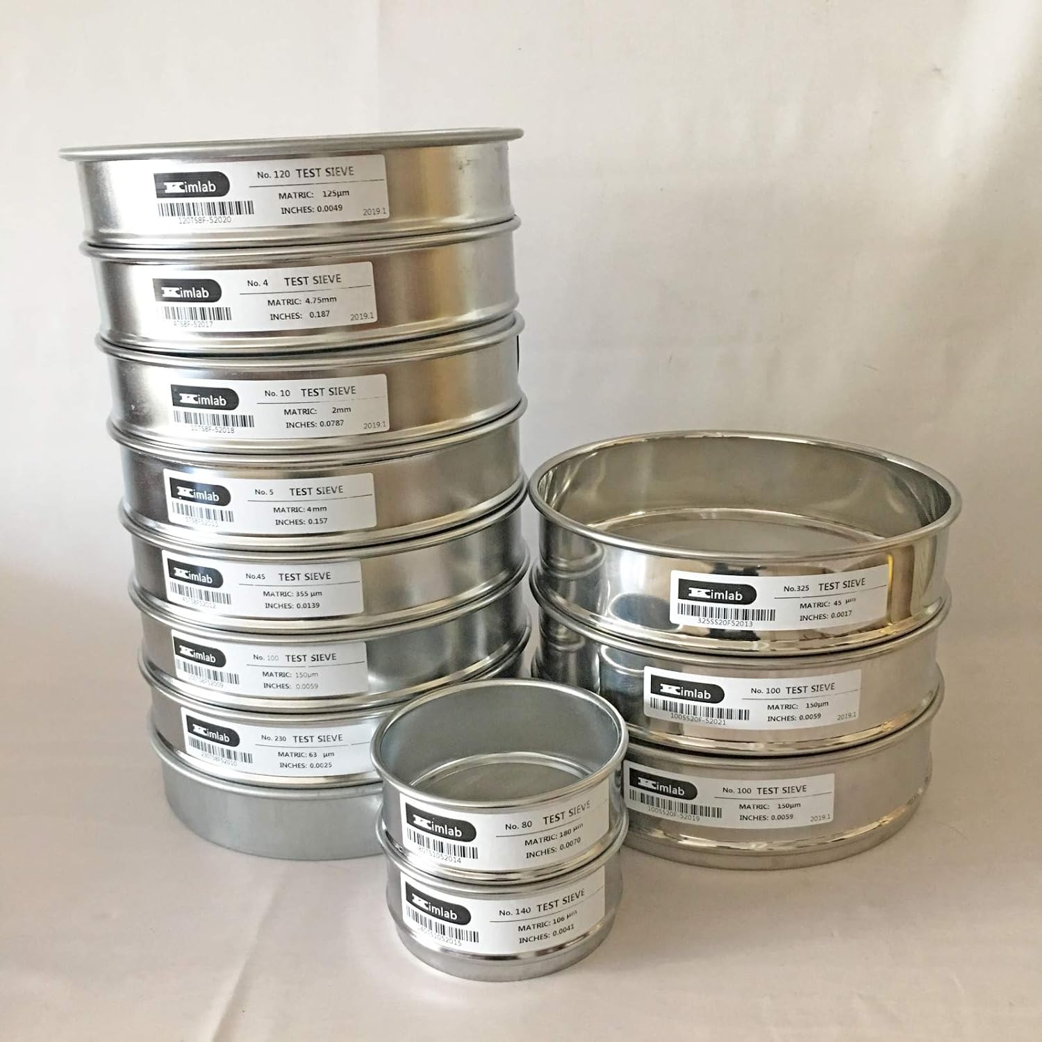 SS304 Test Sieve #20 / 850μm Opening,Diameter 20cm,Test Sieve,SS Wire Cloth,SS Frame Sieve