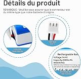 K KYUER 2600mAh MD-C30B LTR300VX Rechargeable Battery for Liectroux C30B, C30B 2D,Midea M4,Blaupunkt XBoost BPK-VCBB1XB,Proscenic Neo 820P 830P D071-INR-CH-4S1P Robot Vacuum Cleaner Battery - 4