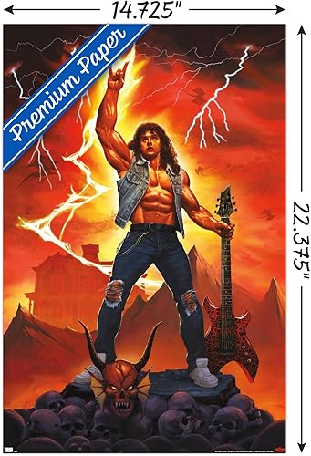 Vista 6 de Trends International Netflix Stranger Things: Season 4 - Póster de Rock On Wall de 22.375 x 34 pulgadas, versión premium sin marco