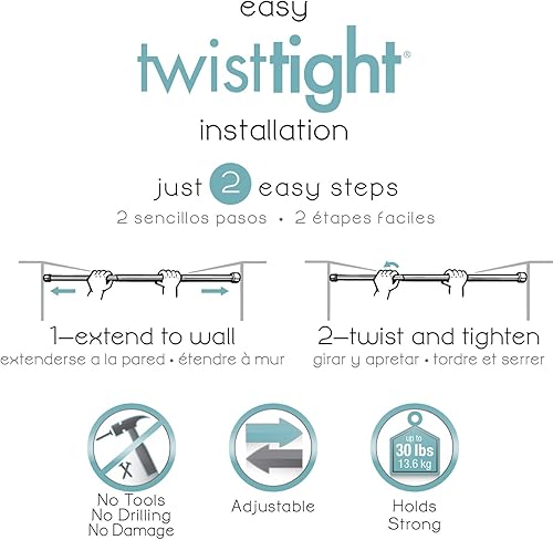 Miniatura 2 de ZPC Zenith Products - Barra de cortina de ducha de tensión