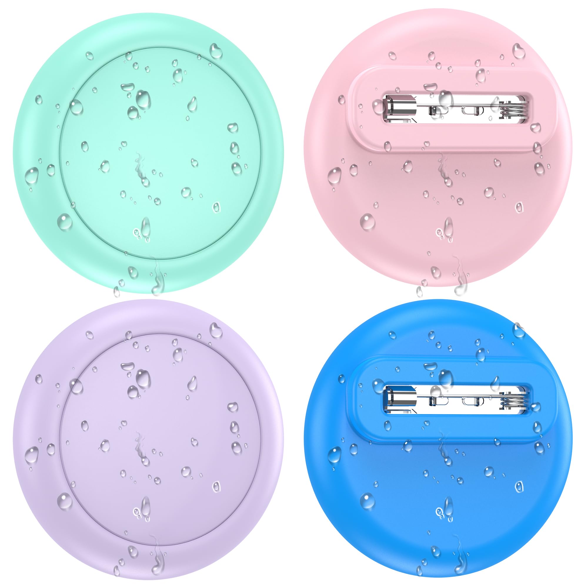 for AirTag Holder for Kids, Compatible with Apple AirTag 1 &amp; 2nd Gen, 4-Pack Waterproof Hidden Air Tagholder with Safety Pin Discreet Toddler Airtag Clip for Clothing, Backpack &amp; Dog Collar