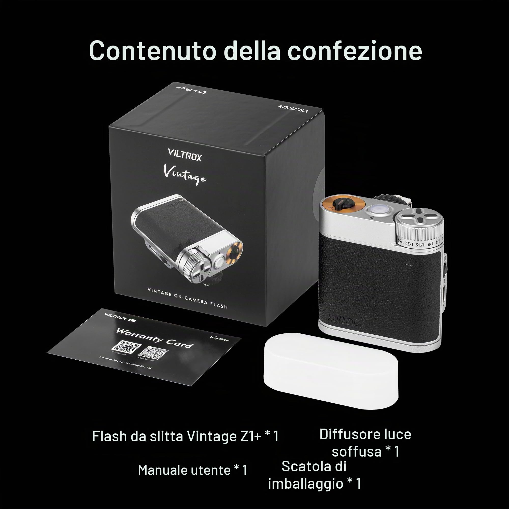 VILTROX Z1+ - Mini flash Speedlite, GN12 6500K, luce flash flash flash con 7 livelli, controllo ottico S1/S2, softbox rimovibile, compatibile con fotocamere Canon Fuji Nikon Panasonic Olympus