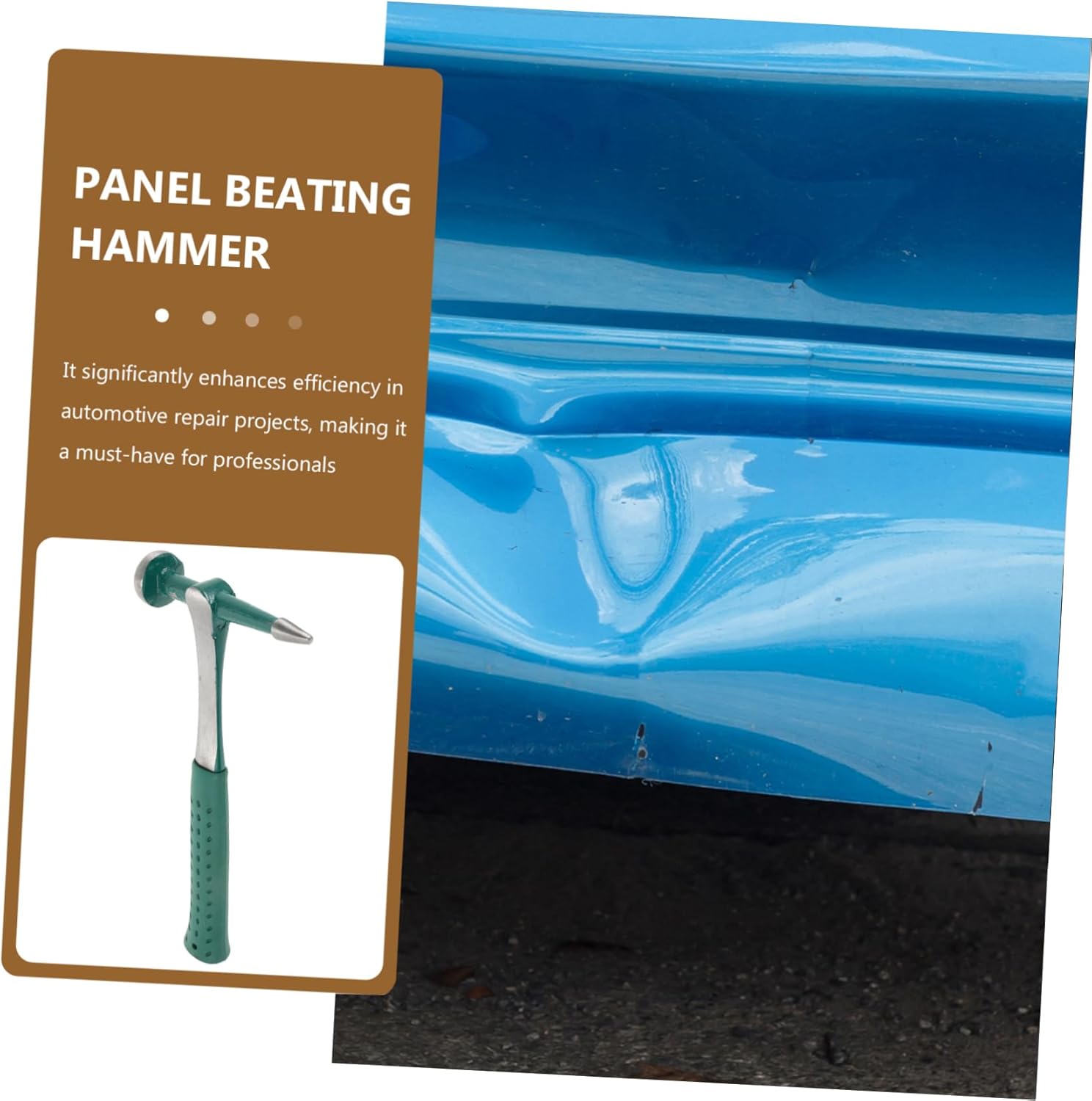 Auto Body Repair Hammer Durable Sheet Metal Tool for Dent Removal and Reshaping Precision Design for Automotive Maintenance and Repair Versatile Use