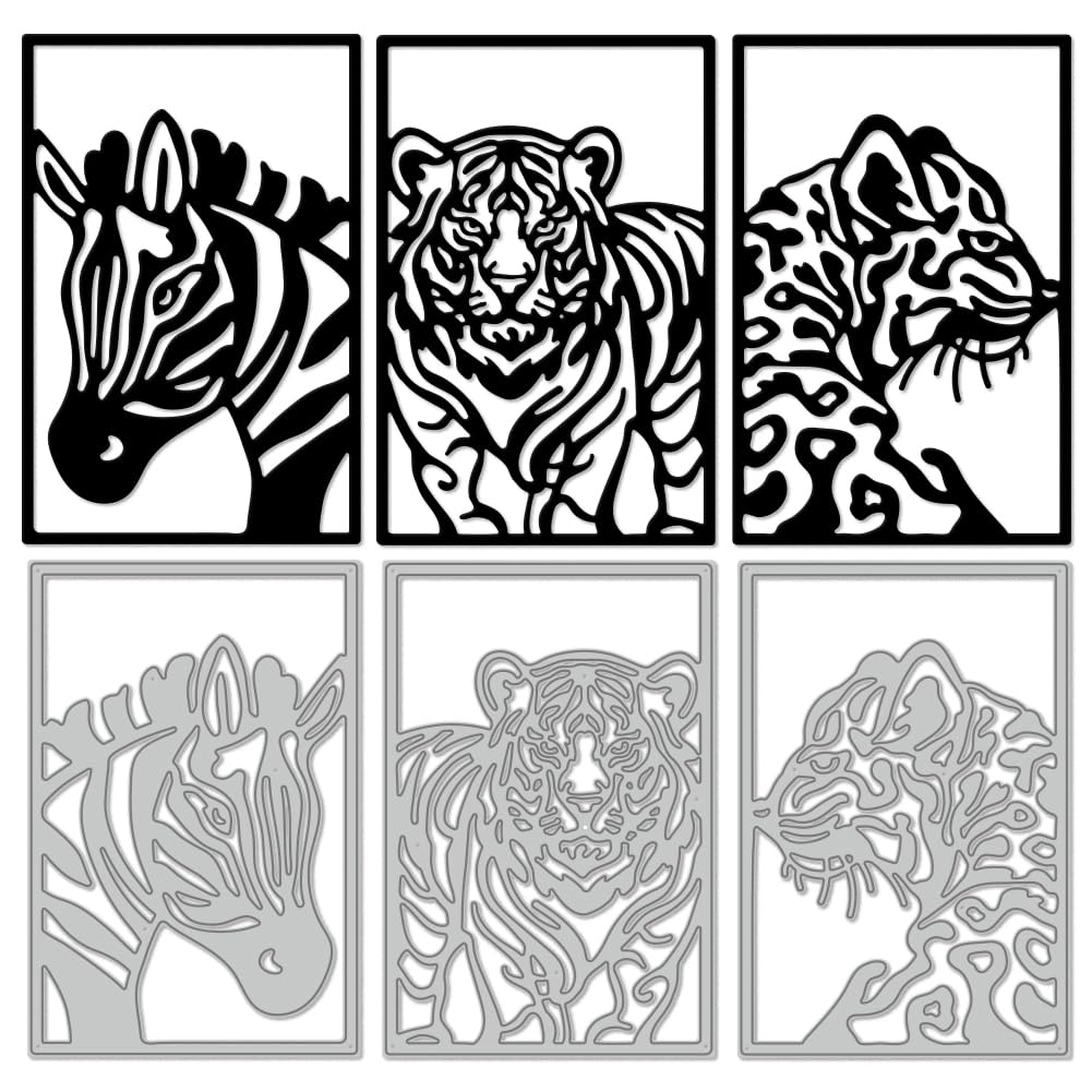 DELORIGIN Animal Die Cuts for Card Making Carbon Steel Die Cuts