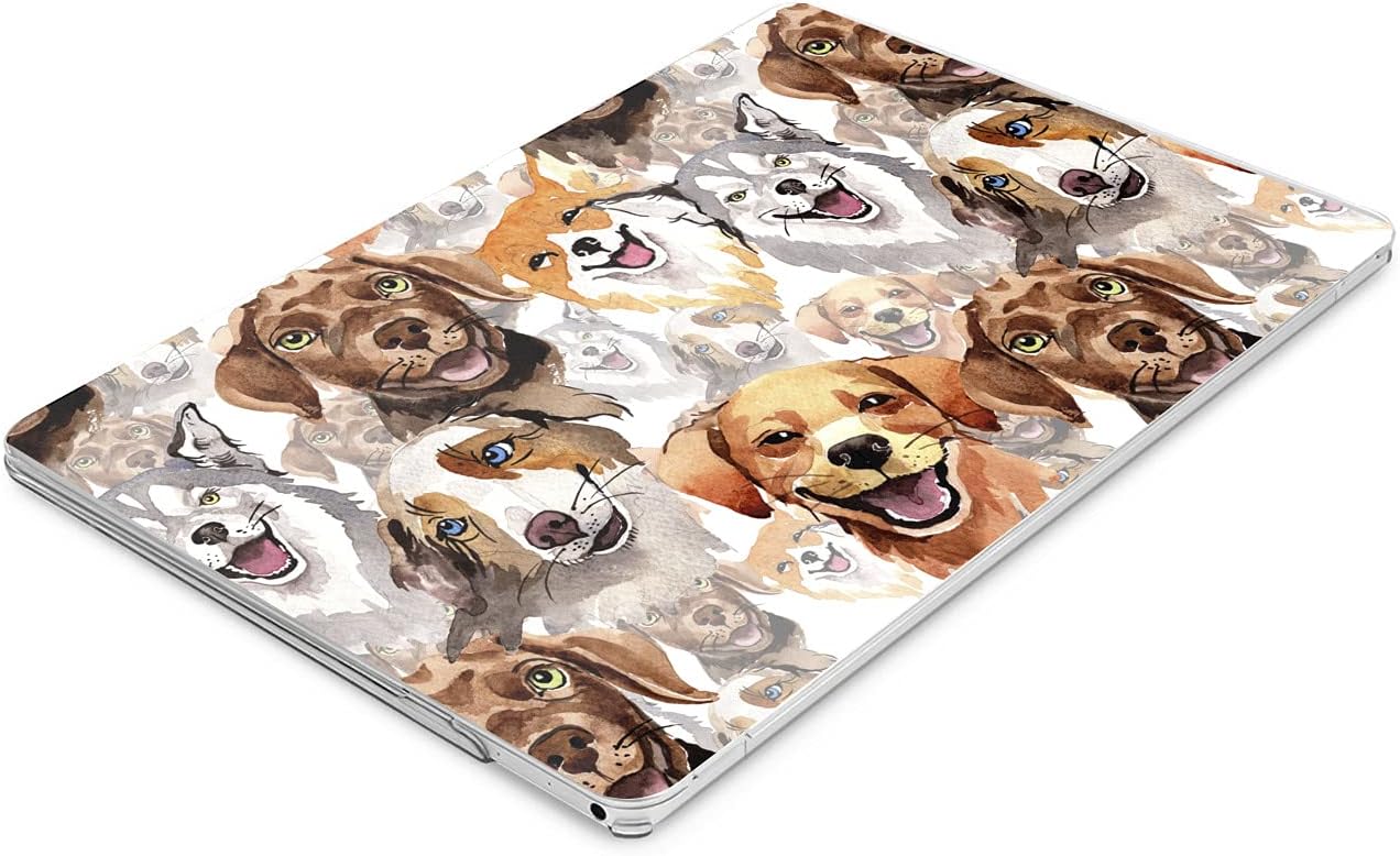 Hard Case Compatible for MacBook Pro 16 14 M3 M2 2023 M1 Pro 13 2022 Air 13 2021 Retina 2020 Mac 11 12 Dog Design Protective Funny Puppy Laptop Watercolor Especial Cover Print Cute Animal