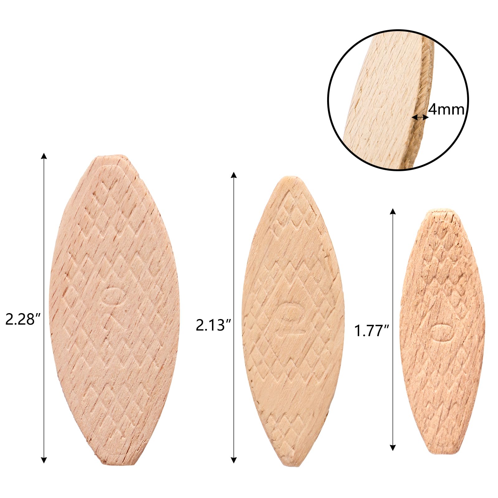 Wood Joiner Biscuits - 150 Pack -3