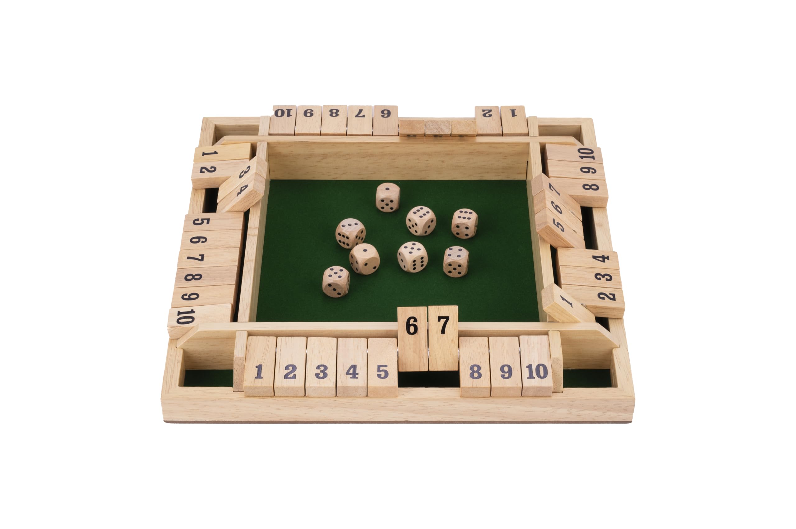 Goki Double Jeu Shut The Box Jeu D'Action Et De Réflexe