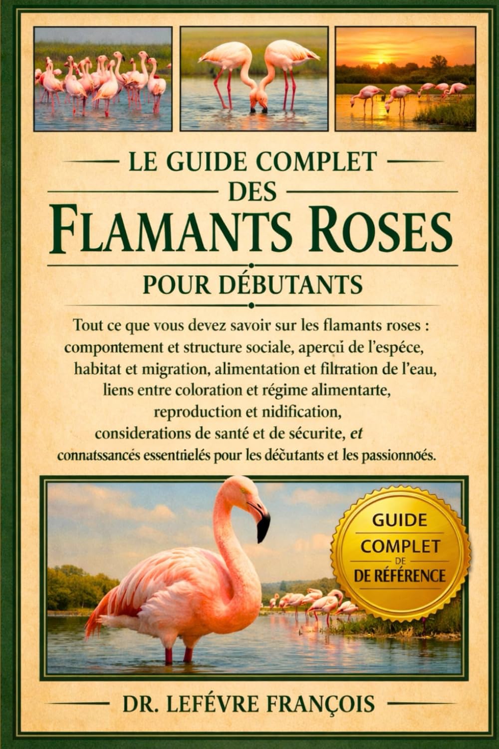 LE GUIDE COMPLET DES FLAMANTS ROSES POUR DÉBUTANTS: Tout ce que vous devez savoir sur les flamants roses : comportement et structure....connaissances essentielles pour les débutants et les passionnés.