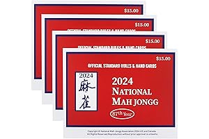 2024 Official National Mah Jongg Rules & Hand Cards - Large Size