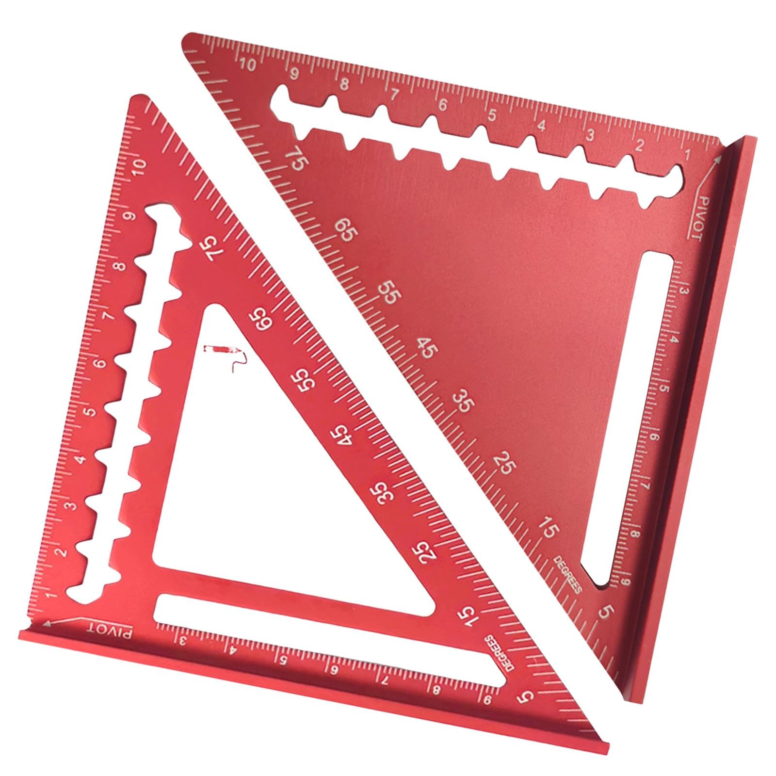 Amazon.co.jp: Stgfyxgs 45/90度三角定規 DIY用測定器 メートル法 木工