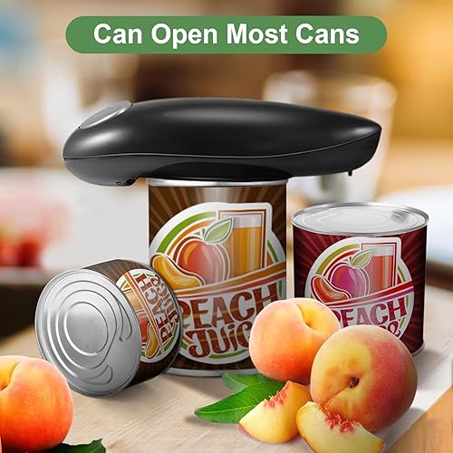 Miniatura 3 de One Touch Battery Operated Electric Can Opener Open Almost Can Smooth Edge, Electric Can Openers for Kitchen Food-Safe Magnetic Catches Cover,