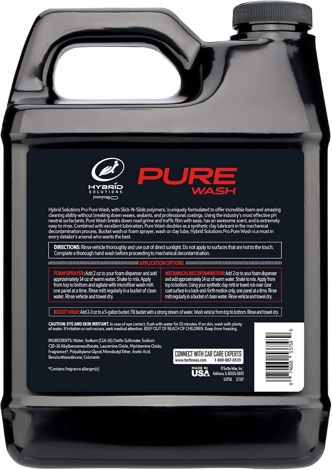 Turtle Wax Hybrid Solutions Pro Pure Wash 64 oz