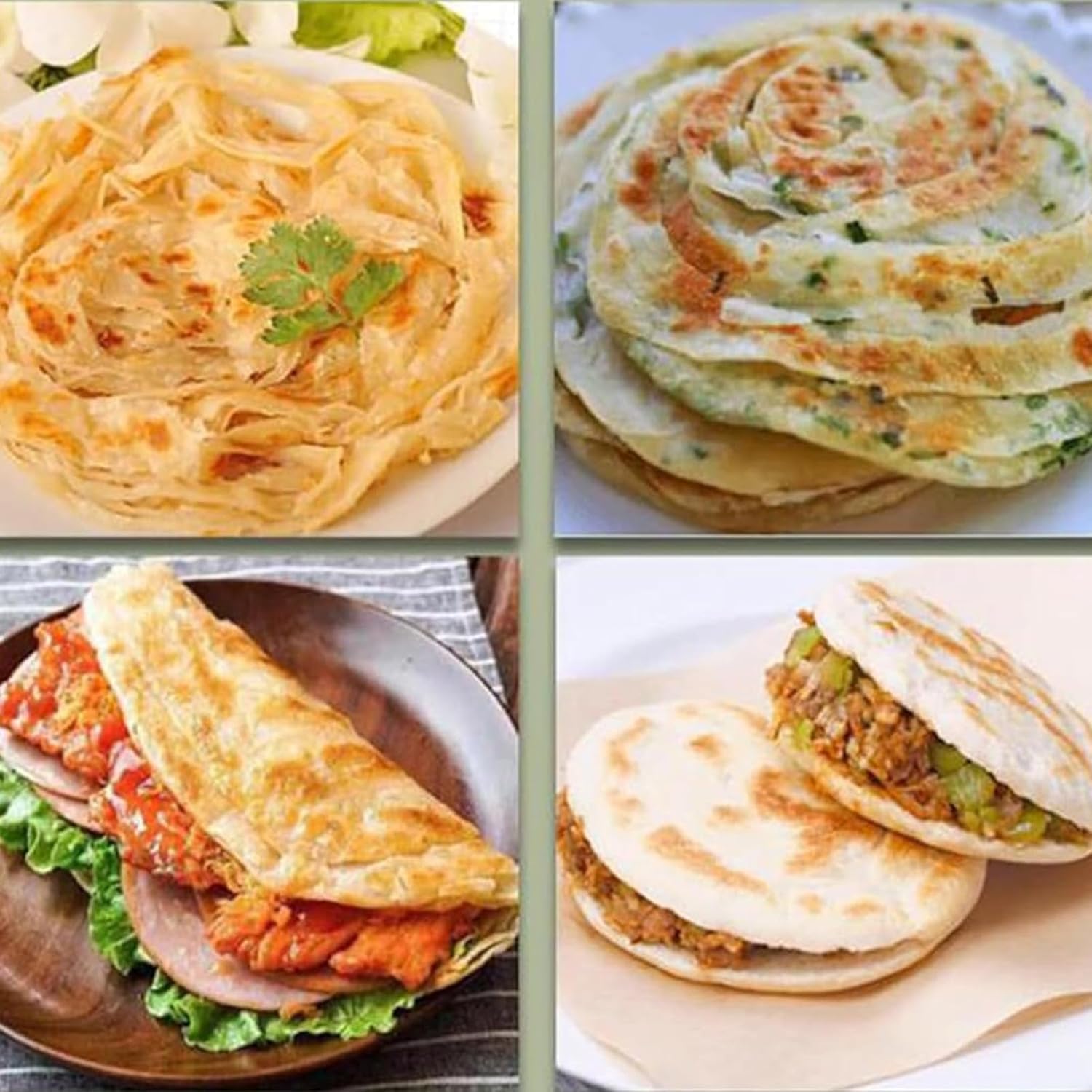 TYH Máquina Manual para Prensar Masa, Máquina para Prensar Masa De Pizza, Grosor Ajustable, Acero Inoxidable Ajustable con Bandeja Extraíble, para Pizzas, Tartas, 14CM