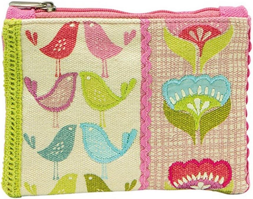 Cotton Case Small Cosmetic Bag Fleurs Pastels Wendekreis Berlin, Fleurs Pastels, 1 Stück (1er Pack)