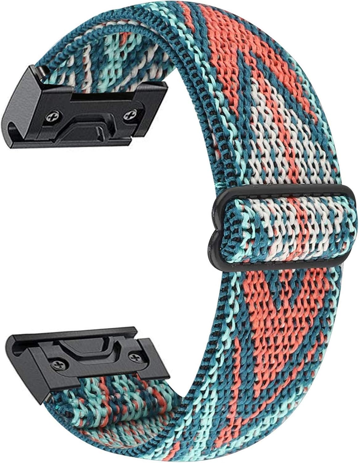 Fenix 8 47mm/Fenix 7/Fenix 6/5/epix Pro 47mm Watch Bands, 22mm Quick Easy Fit Elastic Nylon Replacement Stretchy Strap for Garmin Instinct, Fenix 6 Pro/7 Pro, Forerunner 955/935 - Image 7