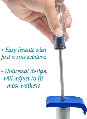 Miniatura 3 de Bundle Flexfit Universal Walker Ski Glides - 2 pares (azul)