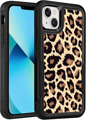 Miniatura 116 de Diseñada para iPhone 12/12 Pro, funda protectora delgada y ligera, de 6.1 pulgadas, para mujeres y niñas, bonito patrón de leopardo y guepardo