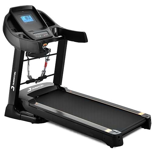 Durafit91™ Focus Multifunction 7HP Peak BLDC Hydraulic Foldable Treadmill| Max Weight 150 Kg| Running Surface : L -1360mm & W -550 |18 Km/H Max Speed| 20-Auto Incline |Bluetooth Speaker | Wynd app