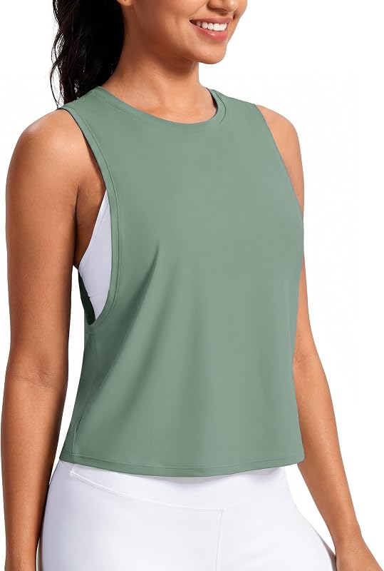 Workout Tank Tops for Women, Athletic Crop Top