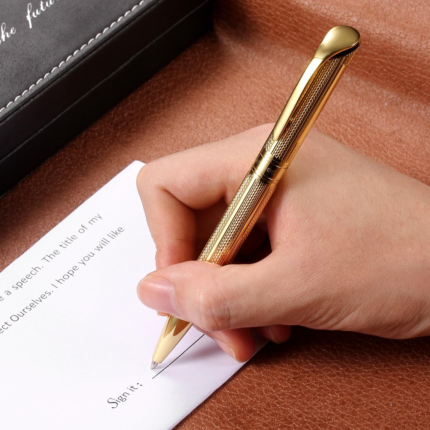 Amazon | Penneed ボールペン ギフトボックス付き 格納式ペン メンズ