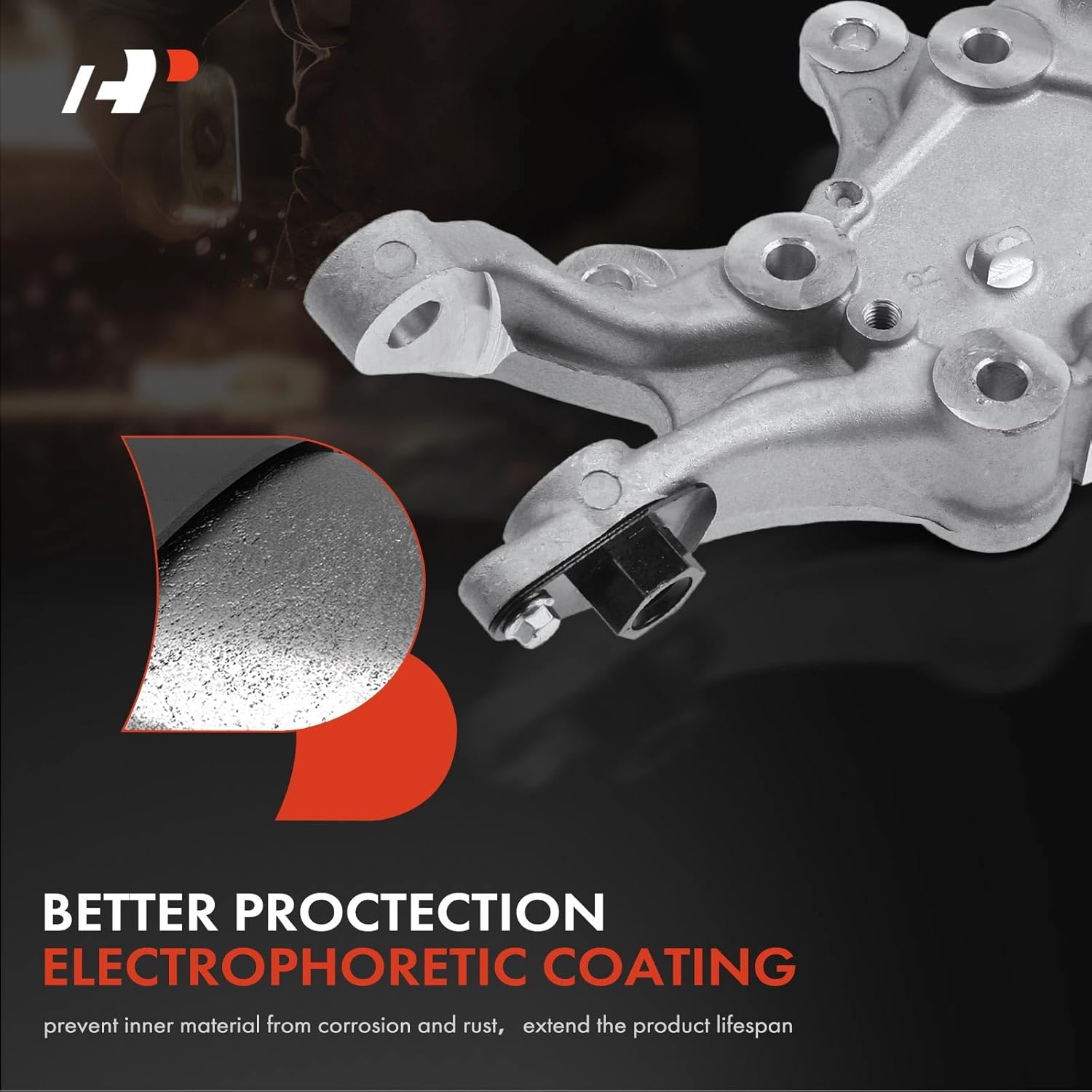 A-Premium Rear Right Suspension Steering Knuckle Compatible with Honda Civic 2006 2007 2008 2009 2010 2011, 1.8L, EX or EX-L Sedan 4-Door Only, Passenger Side