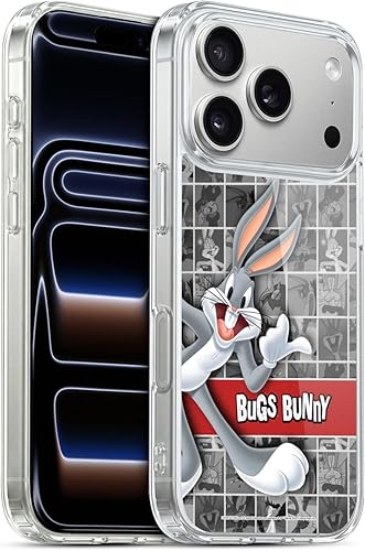 Miniatura 107 de Head Case Designs Funda de gel suave con licencia oficial de Looney Tunes Retro Bugs Bunny compatible con Apple iPhone 11 Pro Max Retro,Blanco y