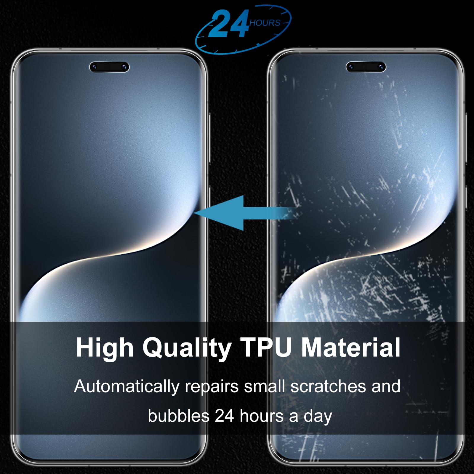 2 Pezzi Pellicola Protettiva In Hydrogel Per Honor Magic 7 Pro - HD Flessibile, Anti-Graffio, Supporta Impronta Digitale, Copertura Completa - 2