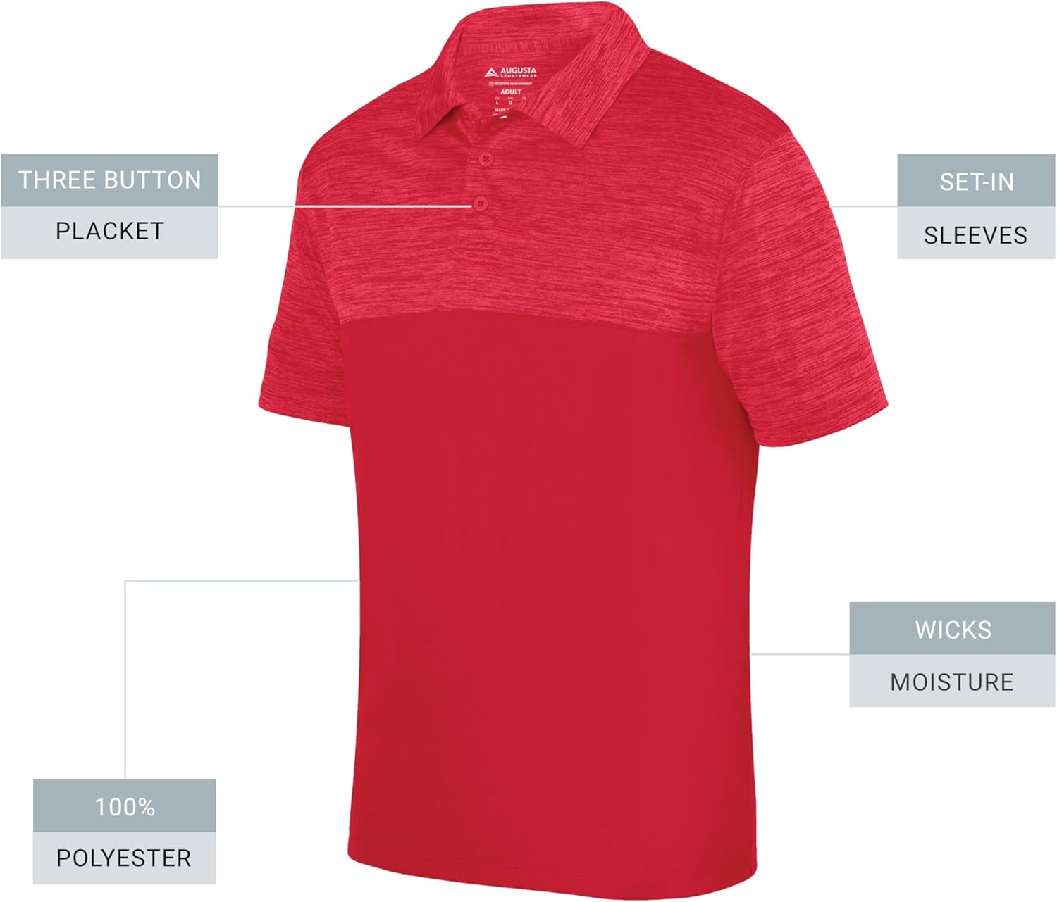 Augusta Sportswear Men's 5412