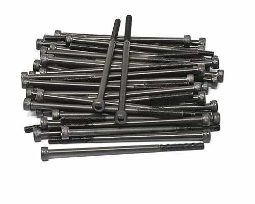 Miniatura 515 de iexcell 720 piezas de acero de aleación M4 x 6/8/10/12/16/20/25/30/35/40/45/50 de grado 12.9, tornillos de cabeza hexagonal, tornillos, arandelas