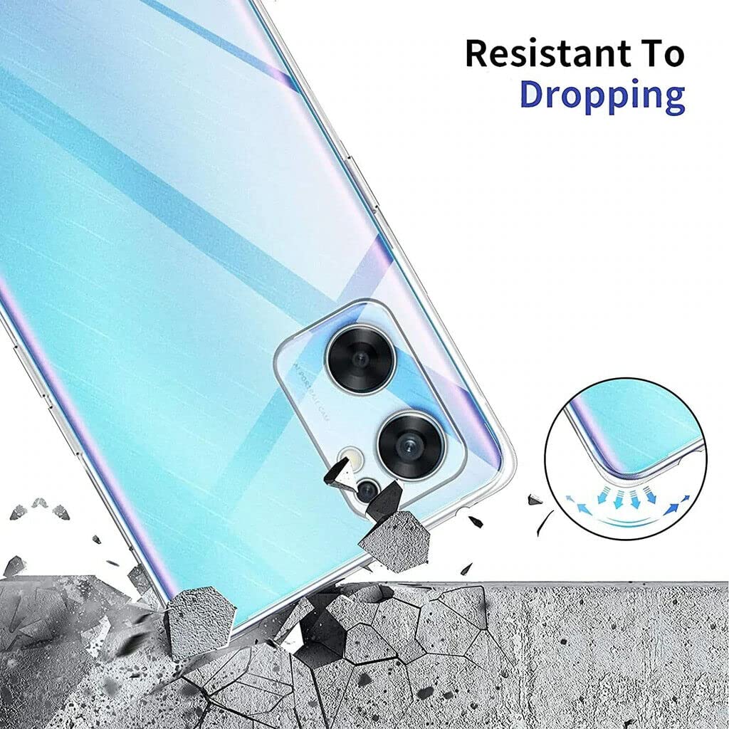 ISOI - Cover compatibile con OPPO Find X5 Pro Custodia, con Paraurti Airbag Antiurto Protezione Completa, Case Protettiva in Silicone TPU Ultrasottile e Morbido - Trasparente