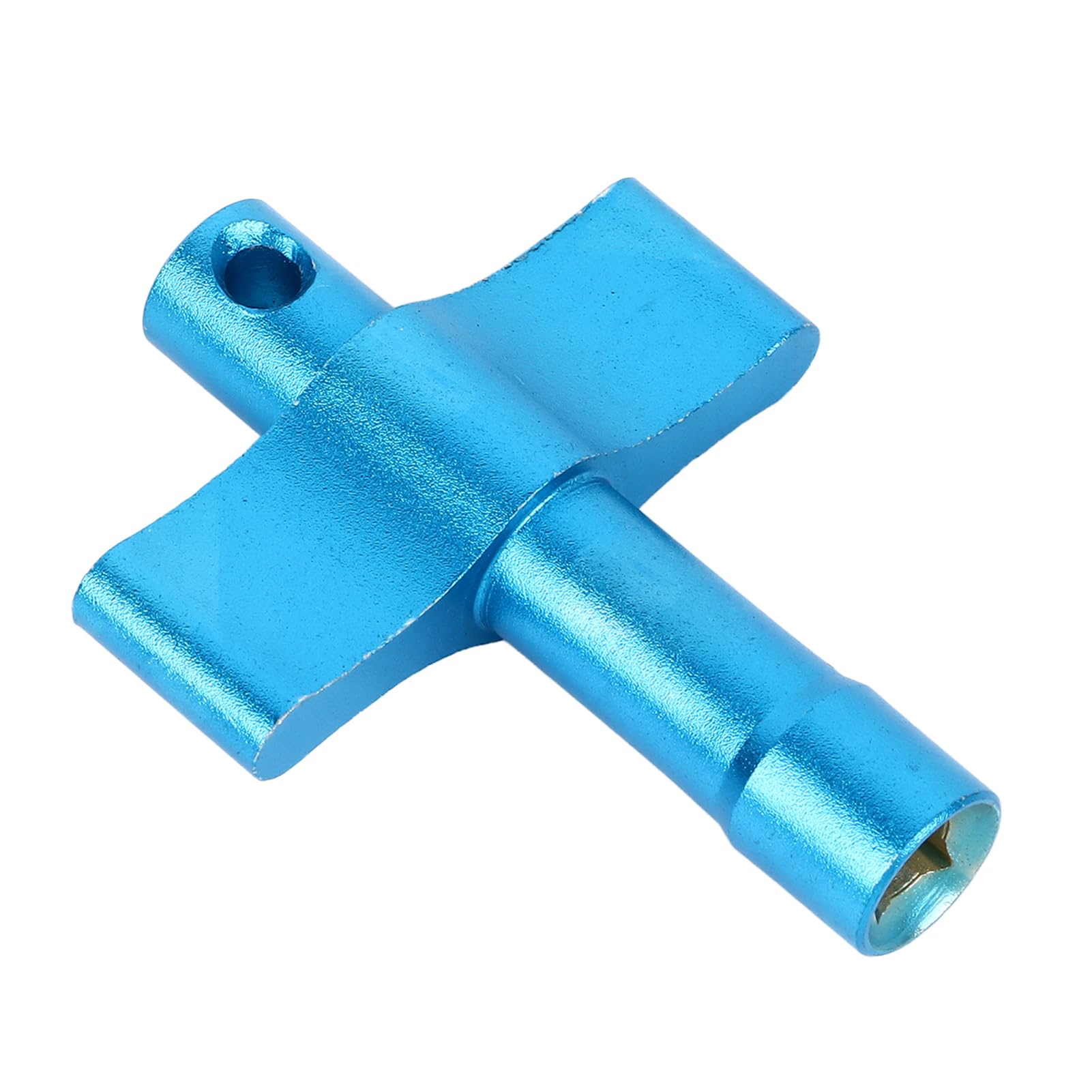 Square Port Drum Wrench T Drum Wrench, Drum Tuner Key Shape Drum Tuner Screw Adjustment Tool for Various Percussion Instruments Repair (WE17 Blue)