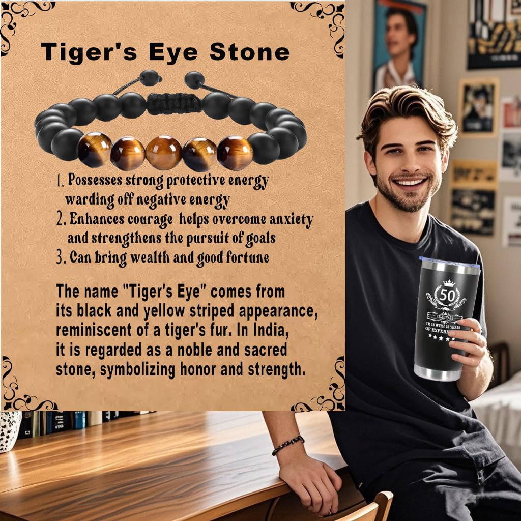 50th Birthday Gifts for Him, Funny Unique 50 Year Old Birthday Decorations Gifts Box, Father's Day, Wedding Anniversary Romantic Gift Ideas for Men, Dad, Husband, Friends, Uncle, Coworker - Image 5