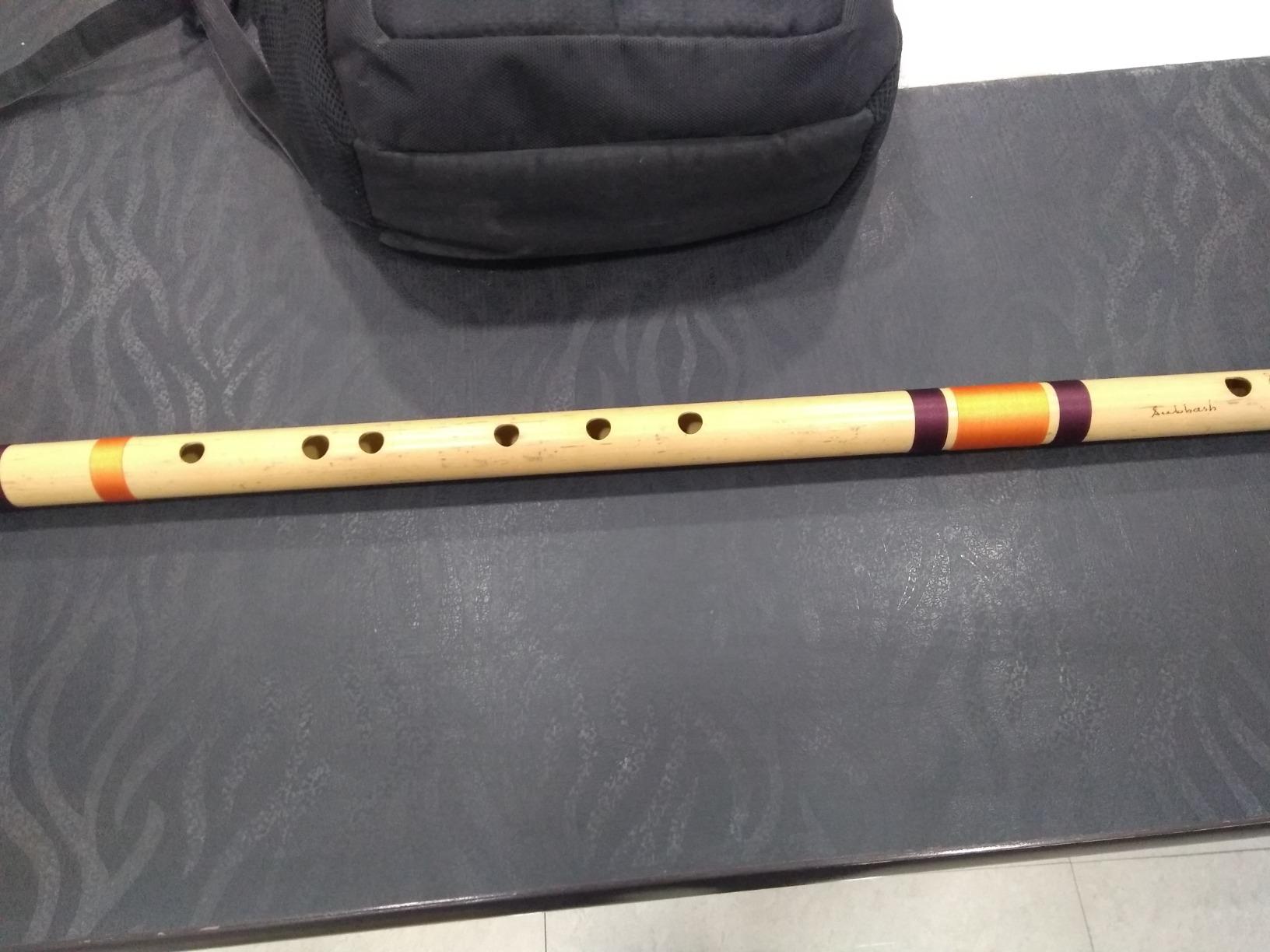 Punam Flutes E Natural Base Right Hand Indian Bansuri Size 29.3 Inches ...