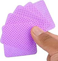Vista 5 de 1200PCS Lint Free Nail Wipes, Eyelash Extension Glue Wipes, Purple, Non-Woven Super Absorbent Soft Nail Polish Remover Pads Wipes for Lash Extension