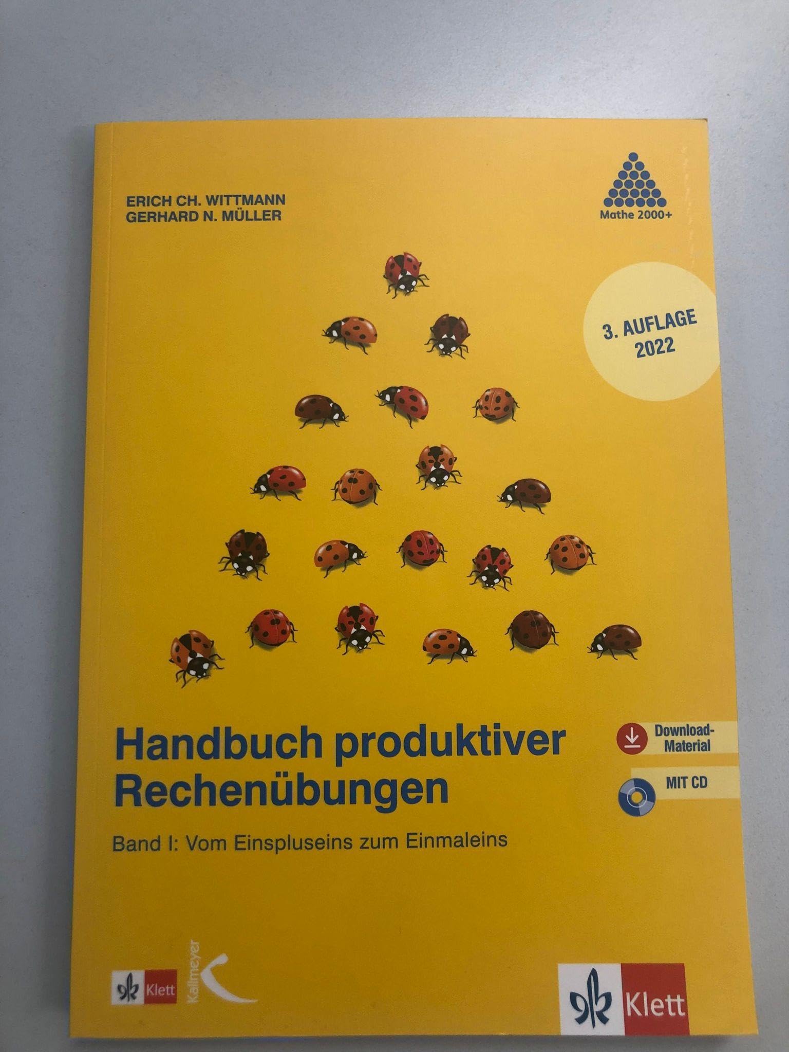 Handbuch produktiver Rechenübungen. Band 1: Vom Einspluseins zum Einmaleins: Handreichungen für den Unterricht mit Kopiervorlagen und CD-ROM Klasse 1/2 (Programm Mathe 2000+)