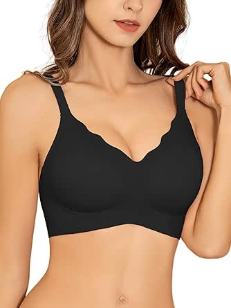 Cuteio Wireless Jelly Bras for Women No Underwire with Support - S-2XL