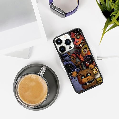 Miniatura 7 de Bear FNAF - Funda de silicona para iPhone 1212 Pro, ultra a prueba de golpes, protección divertida, bonita funda de teléfono para niñas, mujeres y