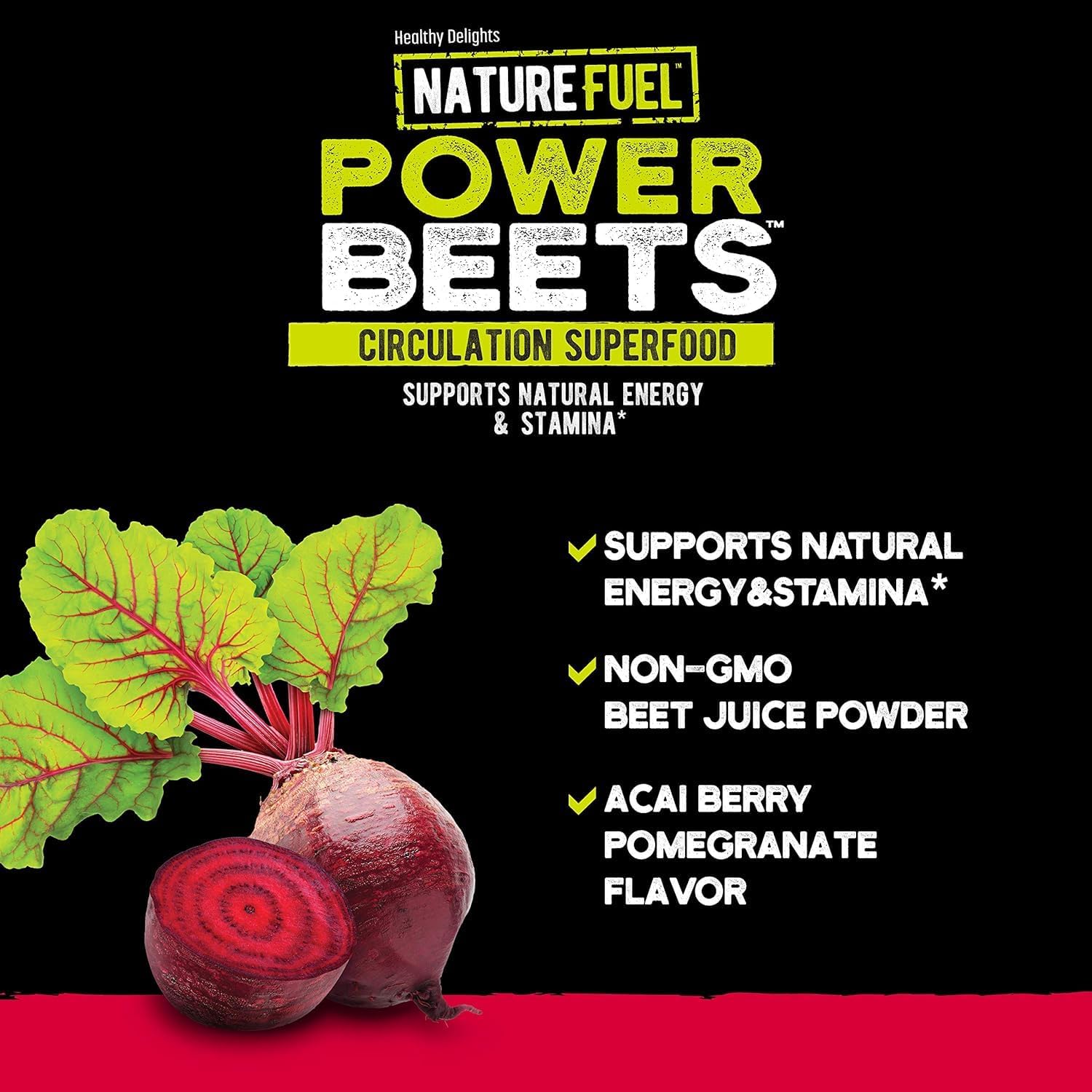 Optimum Nutrition Gold Standard 100% Plant Based Protein Powder, Creamy Vanilla, 20 Servings + Healthy Delights Nature Fuel Power Beets Powder, Acai Berry Pomegranate, 30 Servings (Packaging May Vary)