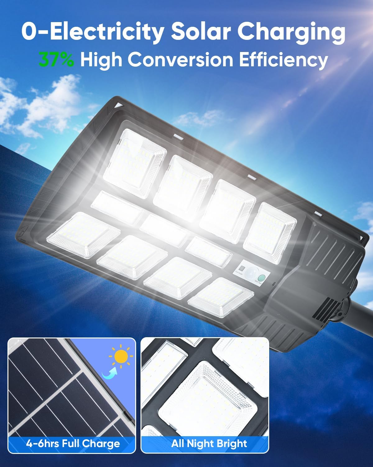 2 Pack Solar Street Lights Outdoor Commercial Parking Lot Lighting 500000LM 936PCS LED Dusk to Dawn Waterproof Solar Security Flood Lights with Motion Sensor and Remote for Yard Warehouse Garage 2 Pack Solar Street Lights Outdoor Commercial Parking Lot Lighting 500000LM 936PCS LED Dusk to Dawn Waterproof Solar Security Flood Lights with Motion Sensor and Remote for Yard Warehouse Garage