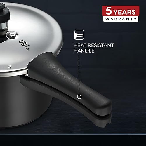 Miniatura 6 de JUDGE Vista - Olla a presión con tapa exterior de inducción anodizada dura con tapa de acero inoxidable, 3 litros..