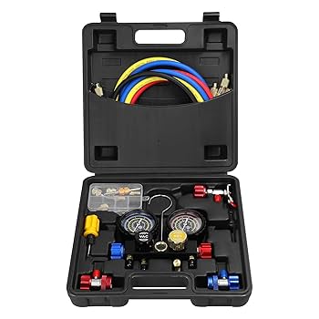 R410A冷媒とブラス製マニホールドゲージセット Amazon.co.jp: Xtahdge シングルマニホールドゲージ、クリア
